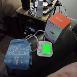 Track Blood Pressure Monitor - White and Blue